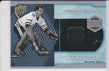 2016-17 Upper Deck A Piece of History 300 Win Club Jersey Glenn Hall