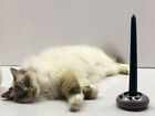 Ceramiczny świecznik świecznik z pasującą świecą (bez kota!) 