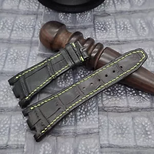 28mm/18mm Exotic Leather Watch Band Military Fashion Bespoke Minimalist Design - Picture 1 of 16