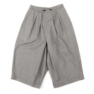 COMME des GARCONS Wool Puppy Tooth Tuck Cropped Pants Size XS(K-150221) - Picture 1 of 12