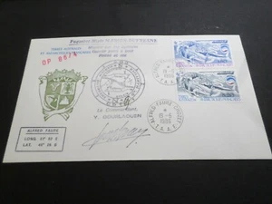 TAAF 1986 timbres CETACES 113/114 ENVELOPPE MISSION PAQUEBOT MARION-DUFRESNE - Picture 1 of 1