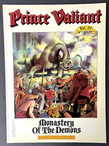 Libro de bolsillo cómic Príncipe Vallant Fantagraphics Monasterio de los Demonios Vol 29 - Imagen 1 de 3