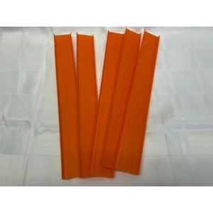 Hot Wheels by Mattel Original Straight Track Orange 12" Lot of 5 - Picture 1 of 1
