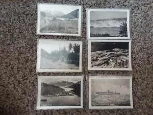 Lote 6 Mini Fotos De Colección Alaska Decoración Efímera Coleccionable Historia Americana - Imagen 1 de 5