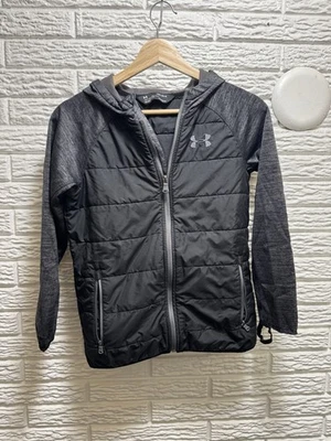 Abrigo Under Armour Juvenil Coldgear, Gris y Negro, Talla YMD Foto 1 de 4