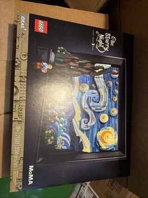 乐高 Ideas Vincent Van Gogh The Starry Night 套装 21333 MoMA - 全新未拆封 — 第 1/3 张图片