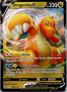 Black Star Promo Dragonite V SWSH154 Promo SWSH: Sword & Shield Promo Cards - Picture 1 of 2