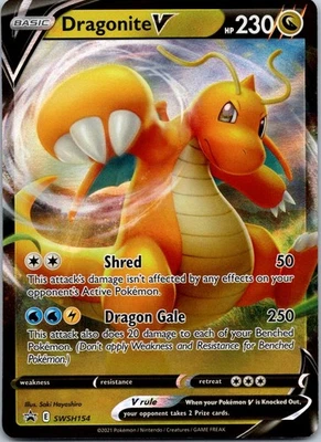 Black Star Promo Dragonite V SWSH154 Promo SWSH: Sword & Shield Promo Cards - Image 1 of 2