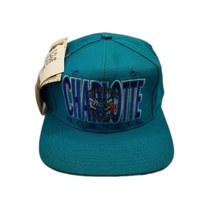 VTG Charlotte Hornets The Game Snapback Hat Cap Limited Ed 658/5000 RARE 90's - Picture 1 of 17