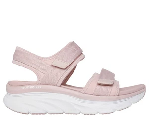 Skechers D'Lux Walker Sandali Donna Rosa Sportivi con Memory Foam Regolabili - Picture 1 of 4