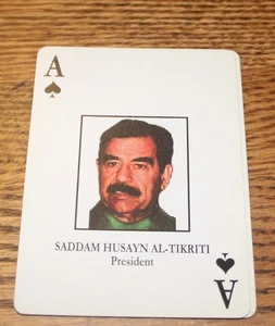 Remember This Guy? Iraq Most Wanted Playing Cards 2003 by Bicycle New Sealed Box - Picture 1 of 6