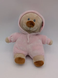 Baby Ty PJ Bear Pink Plush 8 Inch Non Removable 2021 Stuffed Animal Toy - Picture 1 of 10