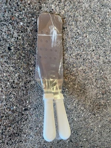 Pack de 2 espátulas de acero inoxidable de calidad comercial con mango de plástico  - Imagen 1 de 4