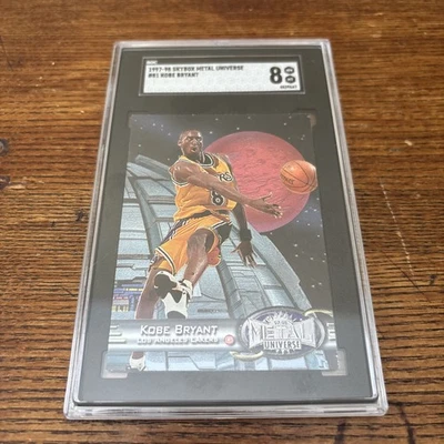 1997 Skybox Metal Universe Kobe Bryant SGC 8 MINT #81 Rare Beauty! 1997-98 - Image 1 of 3