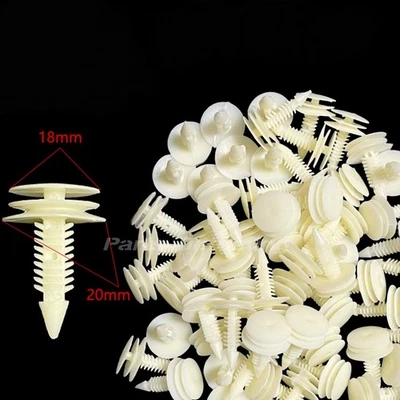 28.96x Front Door Trim Panel Retainer Car Fasteners Clips For GM GMC Chevy Buick - Image 1 of 4