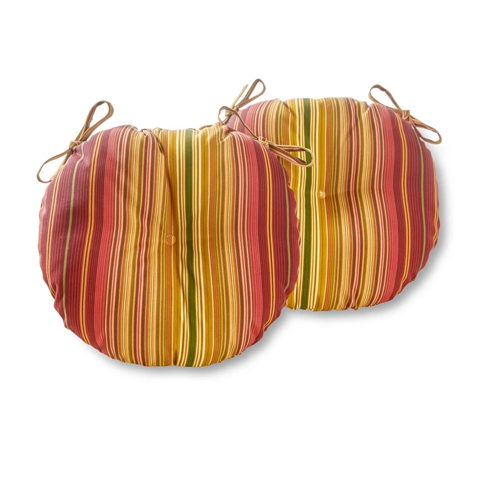 15-дюймовая круглая уличная подушка для бистро — НАБОР ИЗ 2 - Изображение 1 из 1