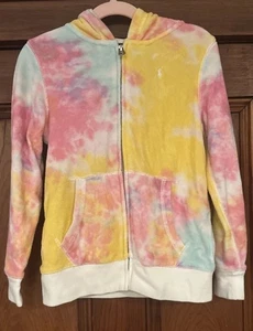 Polo Ralph Lauren Hoodie Mädchen 6X Batik Frottee Kapuzenpullover Cover Up - Bild 1 von 13