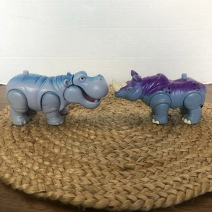 Fisher Price Imaginext Jungle Adventure Hippo & Rhino Animal Kingdom 2006 - Bild 1 von 12