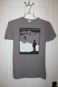 Angels & Airwaves SMALL T-Shirt Rock Band Tee Blink 182 Tom Delonge Gray READ - Picture 1 of 17