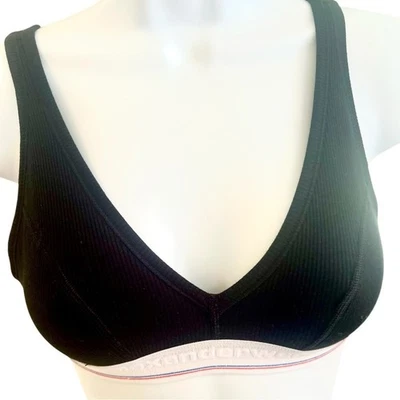 Alexander Wang Bralette Negro Acanalado Mujer’s Talla X Pequeño. Nuevo Foto 1 de 4