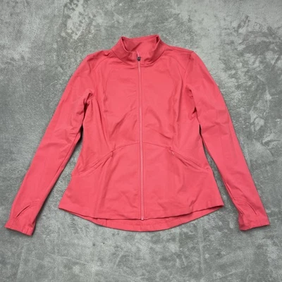 Spyder女式L运动服夹克粉色涤纶氨纶d1134 — 第 1/4 张图片