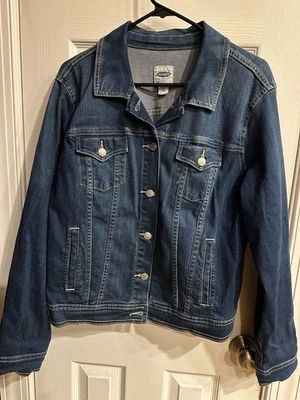 Old Navy Denim Jacket Women's Size XL Light Wash Jean Classic Casual Timeless - Image 1 of 3