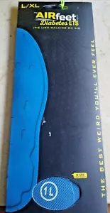 NEW /SEALED AIRFEET DIABETES ETS INSOLES SZ L/XL - LARGE / EXTRA LARGE - Picture 1 of 2