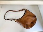 Vintage GoldPfeil Caracciola (W. Germany) Tan leather Shoulder bag 
