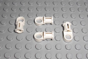 LEGO Technic - 4x Pin Gelenk Verbinder weiss Toggle Joint smooth 44 32126 42064 - Foto 1 di 1