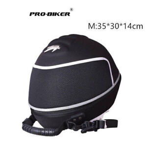PRO-BIKER Knight Travel Tail Helmet Bag Motorcycle Handbag Luggage Carrier Case