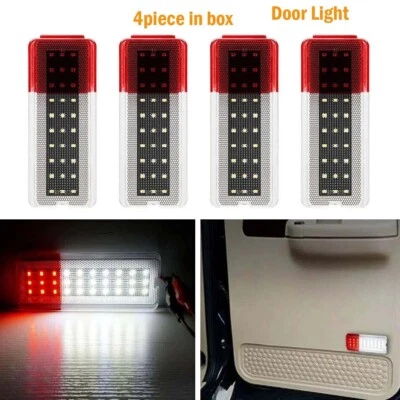 4 X Interior Door Panel Light Courtesy For 99-07 Ford F250 F350 F450 Super Duty - Imagem 1 de 4