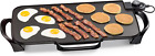 07061 22-Inch Electric Griddle With Removable Handles, Black, 22-Inch