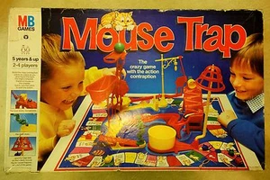 MAUS TRAP BOARD SPIEL VON MB GAMES BIG BOX EDITION DATIERT 1986 - als Ersatzteile - Bild 1 von 20