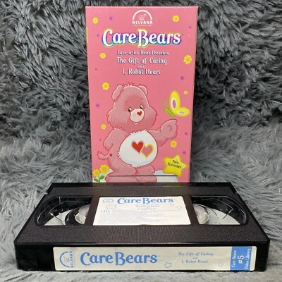 CareBears - The Gift Of Caring and I, Robot Heart VHS Tape 2004 Kids Cartoon - Image 1 of 4