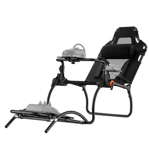 Racing Simulator Cockpit Wheel Stand w/ Seat for Logitech G923/G920/G29 Compact - Picture 1 of 12