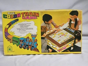 Vintage Edu-Game The Color Train Game Matching Memory Kids Love Trains 1973 - Picture 1 of 11
