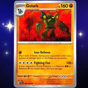 Golurk - Uncommon - Pokemon TCG Scarlet & Violet Temporal Forces #088/162 - Picture 1 of 3