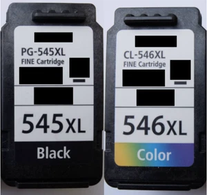 Patronen für Canon PG-545 CL-546 XL TS3152 TS3300 TS3350 TS3351 TS3352 TS3355 - Bild 1 von 3