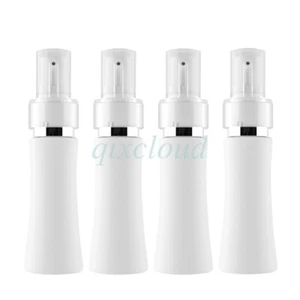 60ml White Plastic Lotion pump Bottles Creme Gel Cosmetic Container - Picture 1 of 12