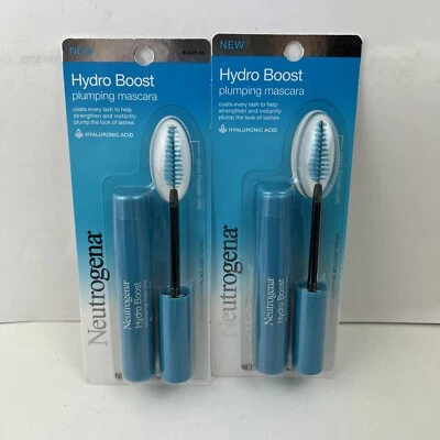 2 Pack Neutrogena Hydro Boost Plumping Mascara W/ Hyaluronic Acid Black 02 - Image 1 of 2