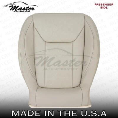 Cubierta de asiento inferior de cuero tostado para pasajero delantero Subaru Impreza 2017-2021 Foto 1 de 4