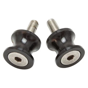 8mm Slider CNC Black For Honda Suzuki GSXR Micro Swingarm Stand Spools Lift - Foto 1 di 2