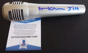 Micrófono autografiado firmado Val Kilmer The Doors "JIM"" certificado por Beckett - Imagen 1 de 3