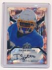 Isiah Spiller 2023 Leaf Metal Pigskin Auto /5 Rc Chargers