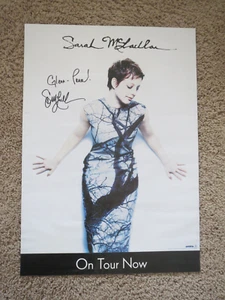 Sarah McLachlan Surfacing 2-Sided Promo 1997 Original Poster Signed & inscribed - Picture 1 of 10