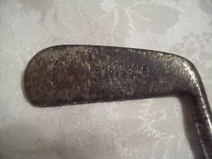 Antico Vintage Hickory Shaft Hillerich & Bradsby LoSkore Putter Sweet Spot Logo - Foto 1 di 12