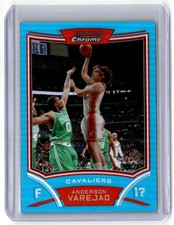 2008-09 Bowman Chrome Refractors Blue Anderson Varejao 35/99 Cleveland Cavaliers