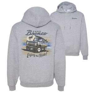Klassischer Vintage Ford Bronco Enjoy the Ride Cars and Trucks Hoodie Sweatshirt - Bild 1 von 12