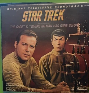 Star Trek Soundtrack LP The Cage&Where No Man Has Gone Before Alexander Courage - Picture 1 of 2