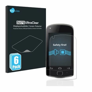 6x Folie für Roche Accu-Chek Solo diabetes manager Schutzfolie Displayschutz